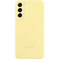 Луксозен силиконов гръб Silicone Cover оригинален EF-PS906TTEGWW за Samsung Galaxy S22 Plus 5G S906B жълт